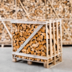 Demi-palette de bois de chauffage fendu en aulne séché au four, 25 cm – Image 4