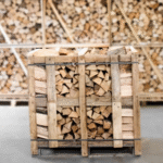 Demi-palette de bois de chauffage fendu en hêtre séché au four, 25 cm – Image 2