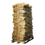 88 sacs de bois de chauffage fendu en aulne séché au four, 20 L x 25 cm chacun