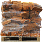 40 sacs de bois de chauffage en frêne fendu et séché au four, 20 L x 25 cm chacun