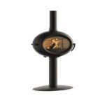 Poêle à bois fonte Invicta P648114 7000 Watts - noir